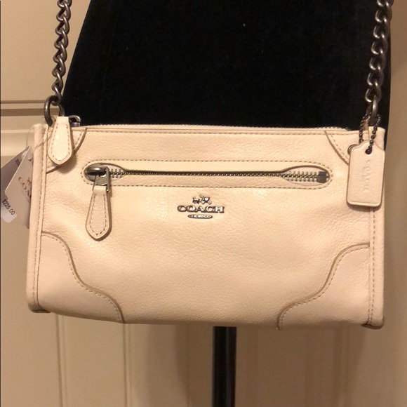 coach grain leather mickie crossbody